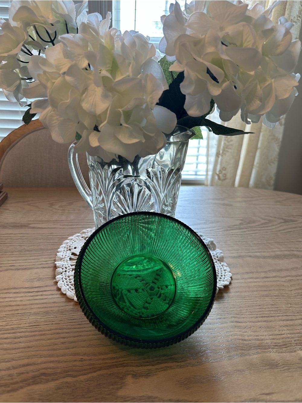 Vintage Emerald Green Glass Bowl E. O. Brody